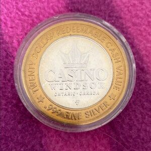 Casino Windsor .999 Fine Silver Coin